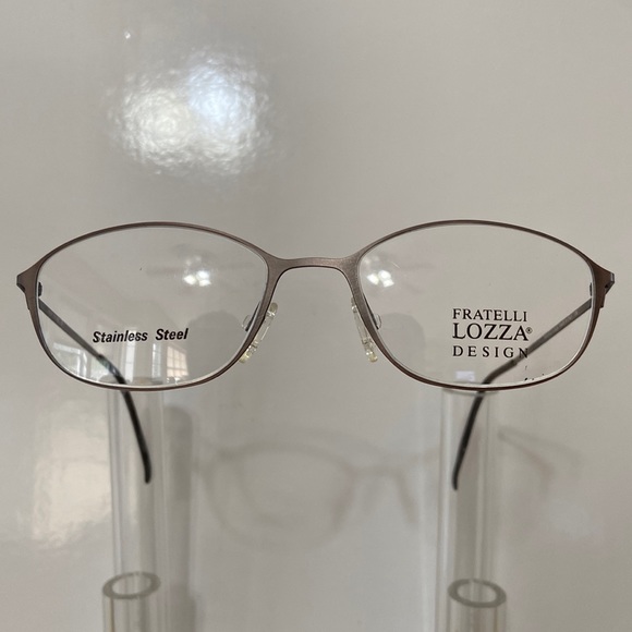 Fratelli Lozza Stainless Steel Women’s Eyeglasses - Bronze (mod. Laser) - Picture 1 of 4